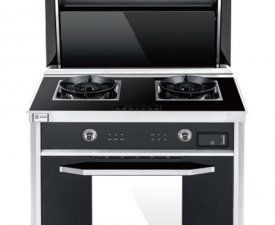 北斗星集成灶 星航a6系列a6集成灶 氣電消毒柜款 產品效果圖